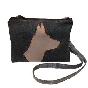 Blue Denim Small Crossbody Bag One Of A Kind